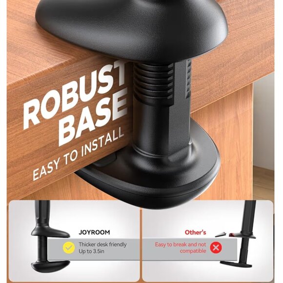 JOYROOM GOOSENECK PHONE HOLDER-FLEXIBLE LONGARM-SAFETY LOCK UPGRADE - Picture 7 of 12